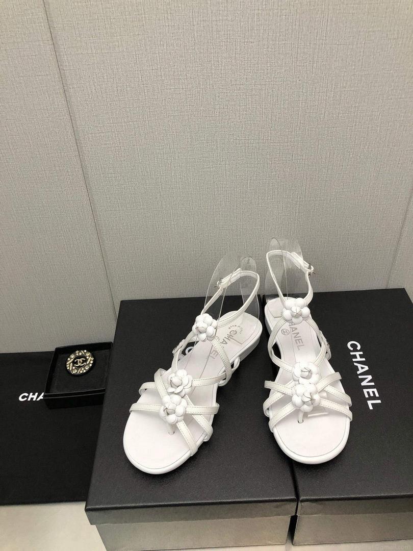 Chanel G40128 Women’s Sandals Shoes Lambskin C90221