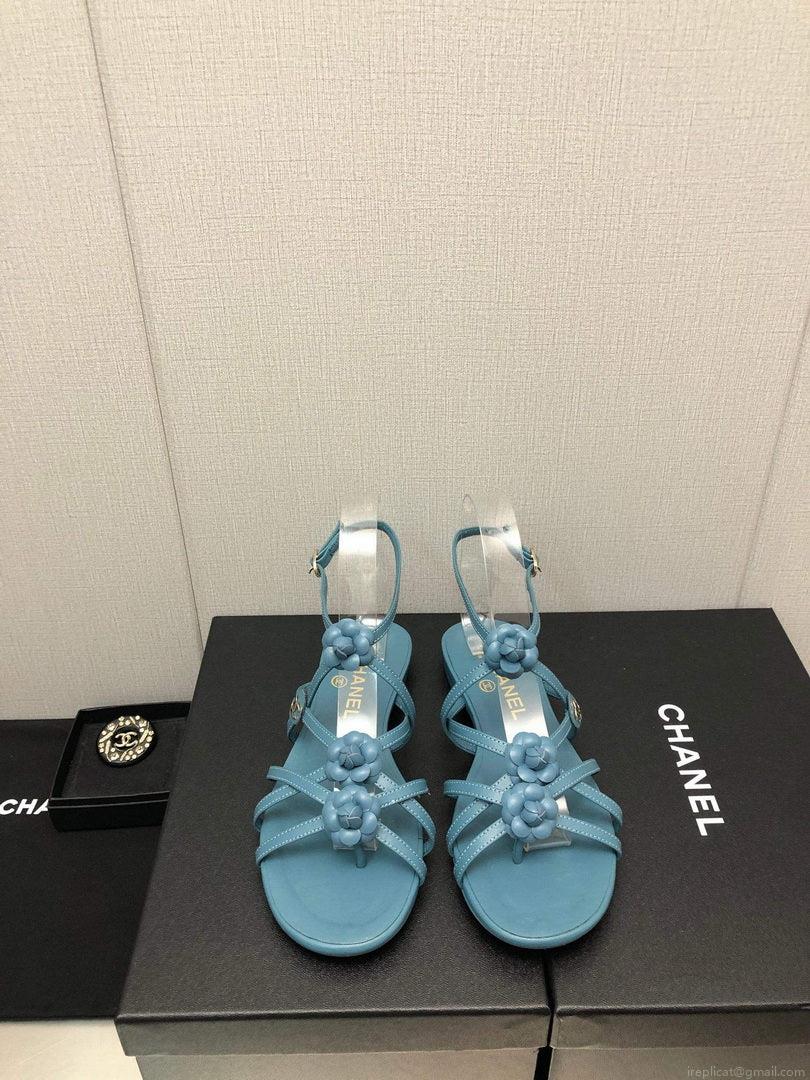Chanel G40128 Women’s Sandals Shoes Lambskin C90222