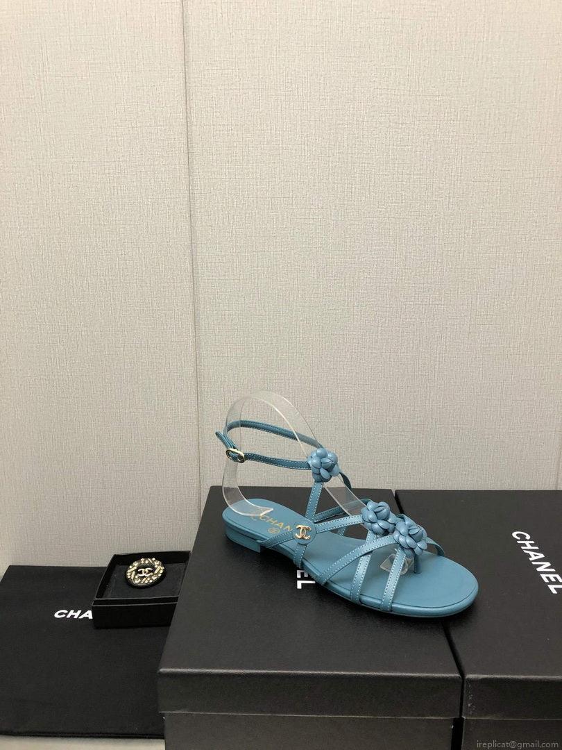 Chanel G40128 Women’s Sandals Shoes Lambskin C90222