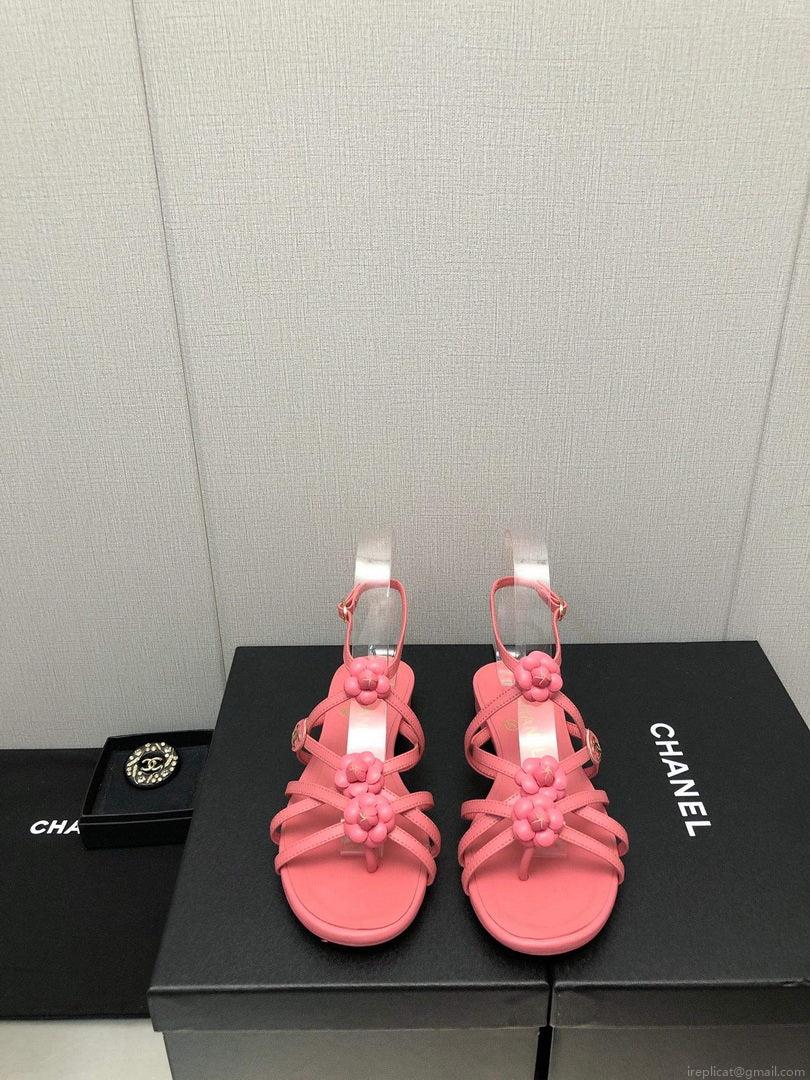 Chanel G40128 Women’s Sandals Shoes Lambskin C90223