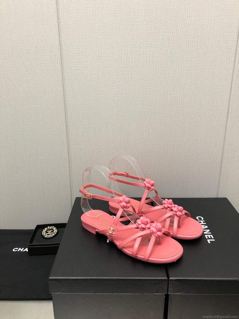 Chanel G40128 Women’s Sandals Shoes Lambskin C90223