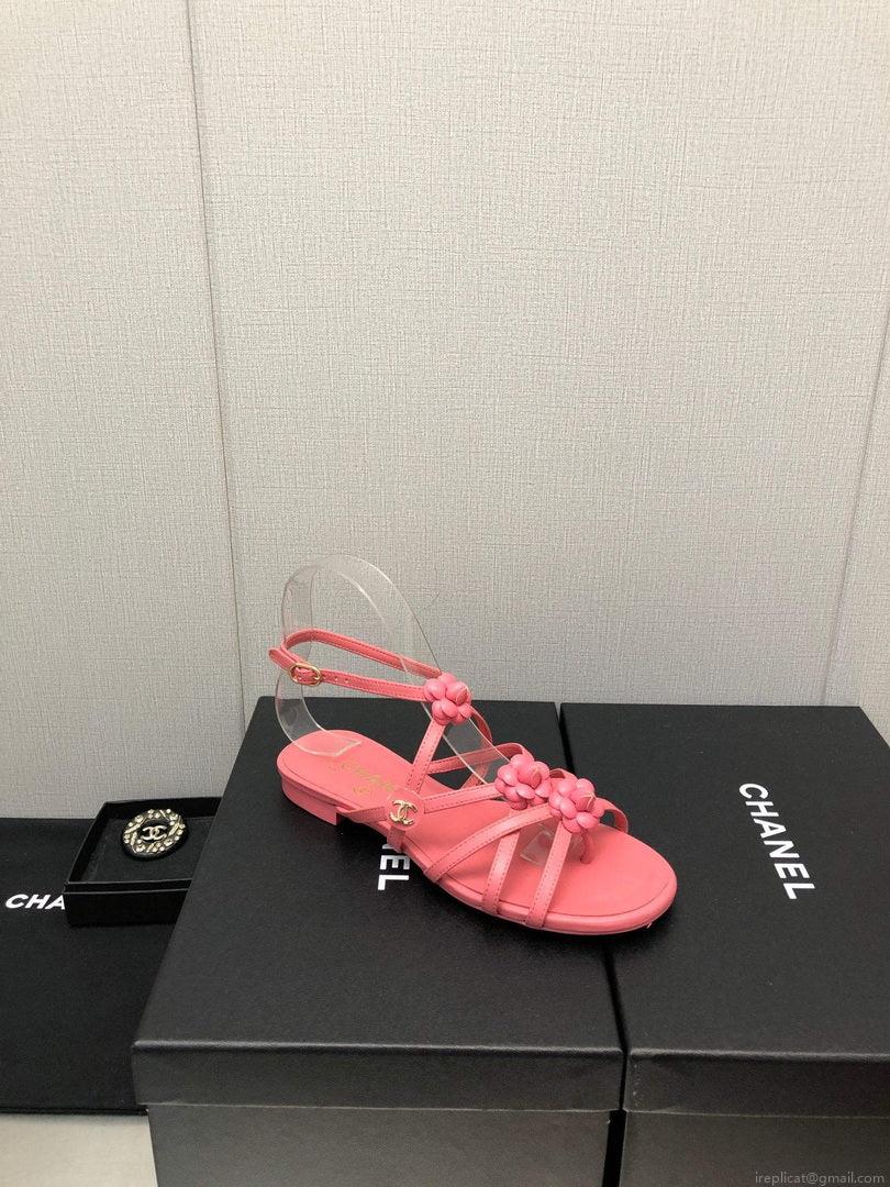 Chanel G40128 Women’s Sandals Shoes Lambskin C90223