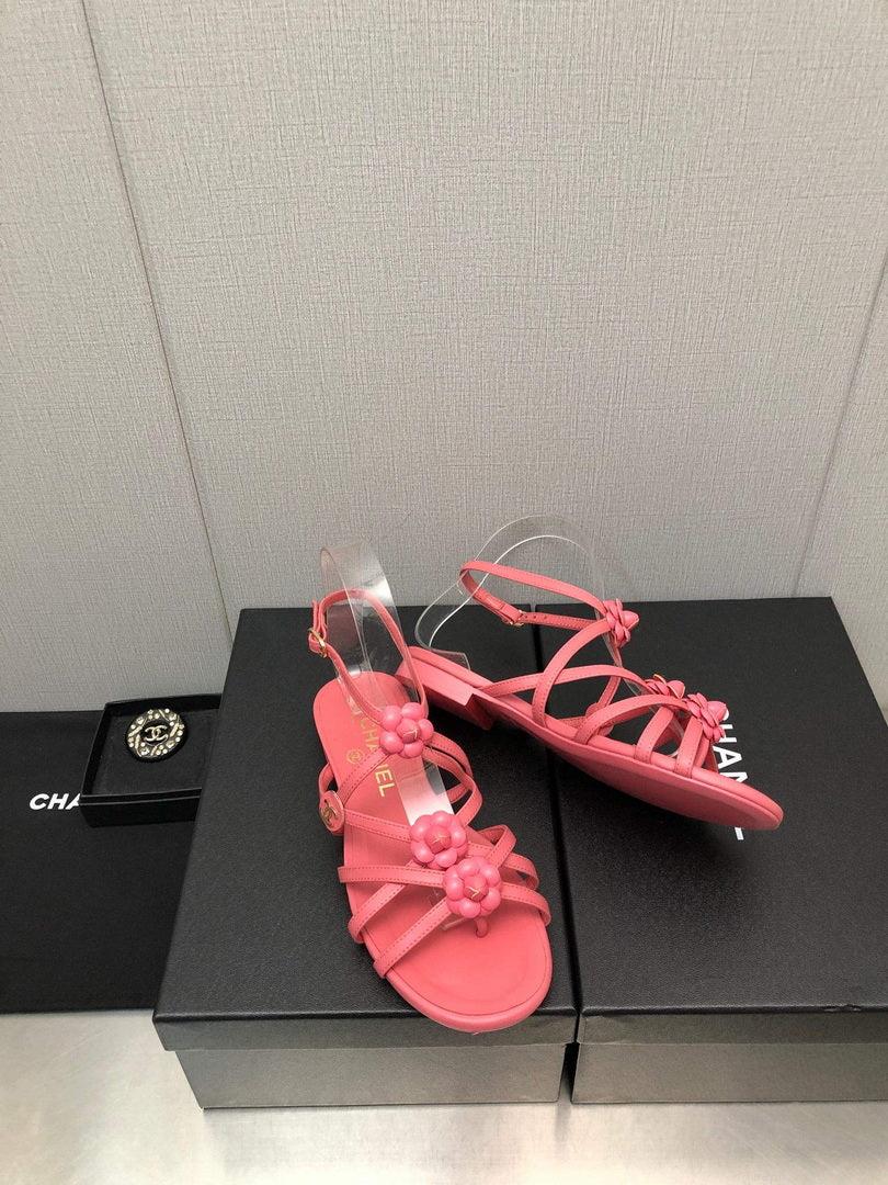 Chanel G40128 Women’s Sandals Shoes Lambskin C90223