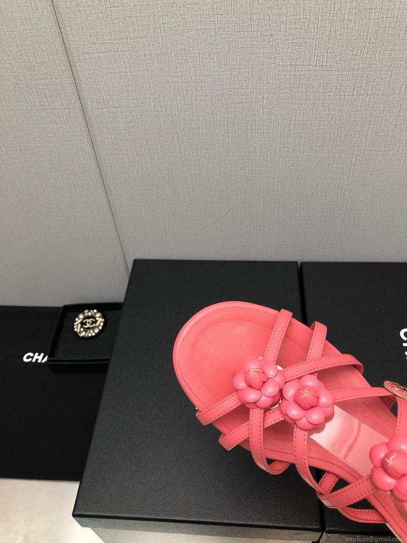 Chanel G40128 Women’s Sandals Shoes Lambskin C90223