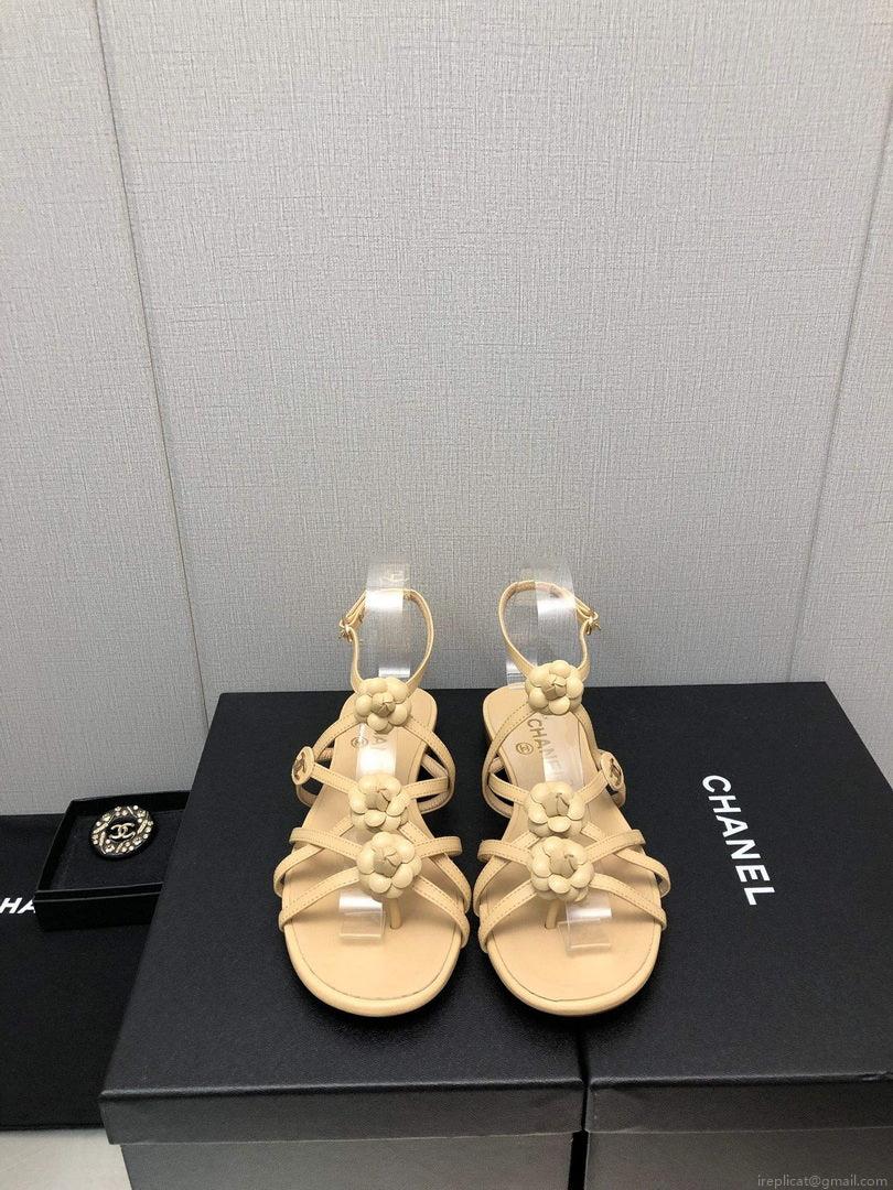 Chanel G40128 Women’s Sandals Shoes Lambskin C90224