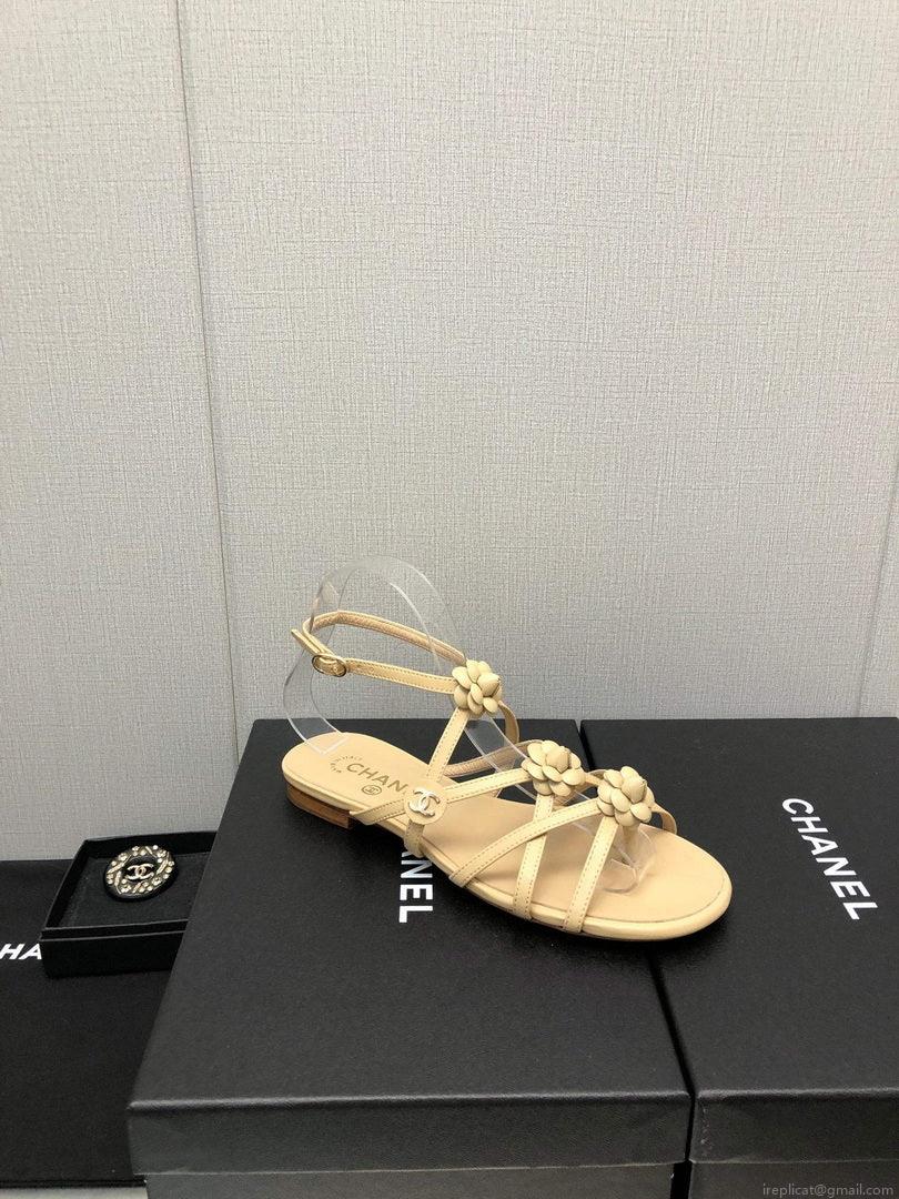 Chanel G40128 Women’s Sandals Shoes Lambskin C90224