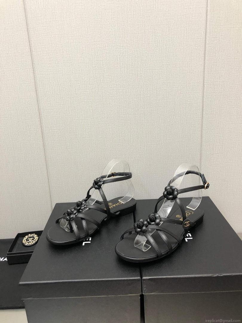 Chanel G40128 Women’s Sandals Shoes Lambskin C90225
