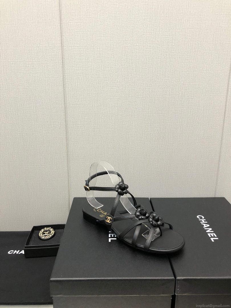 Chanel G40128 Women’s Sandals Shoes Lambskin C90225