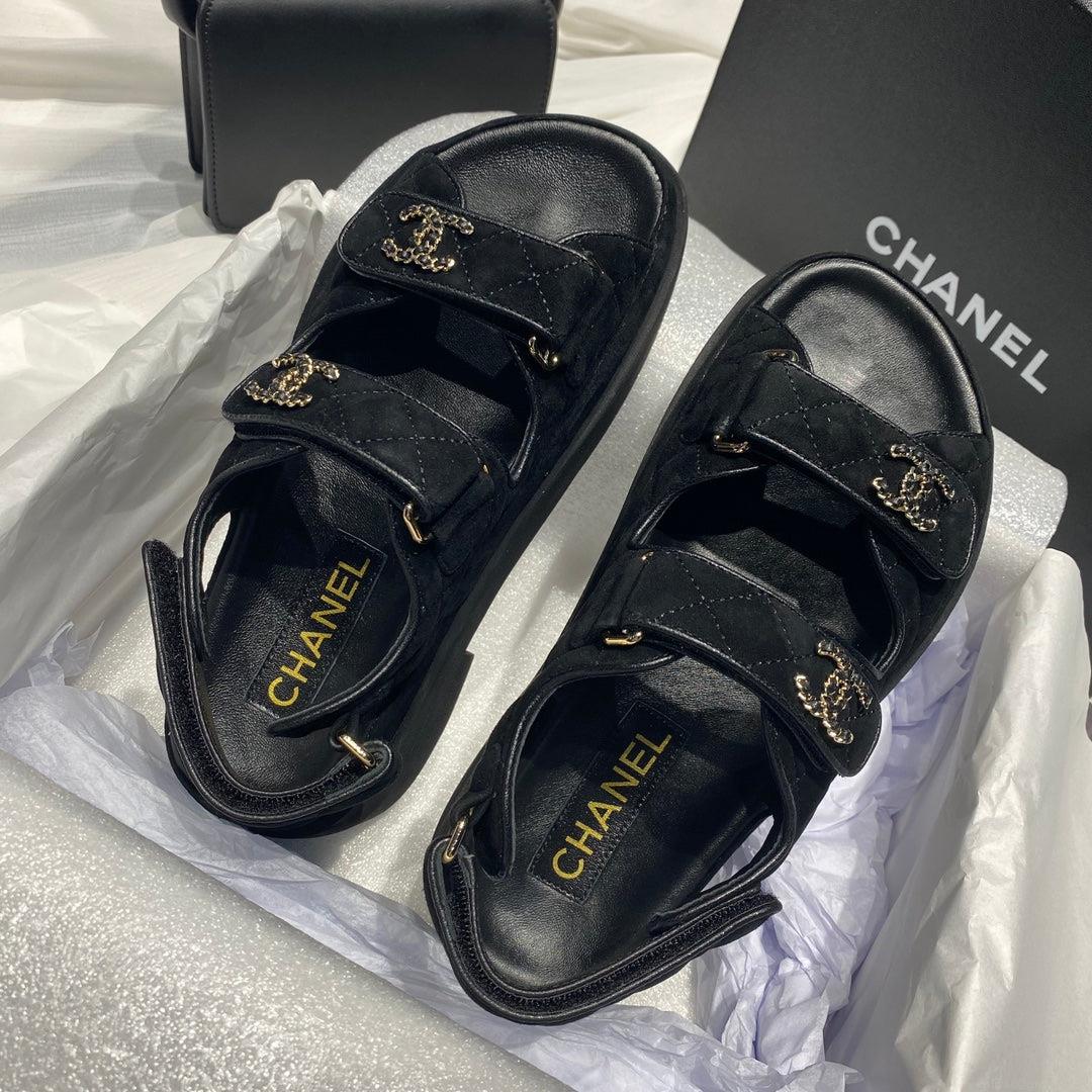 Chanel G40138 Women’s Sandals Shoes Lambskin C90237