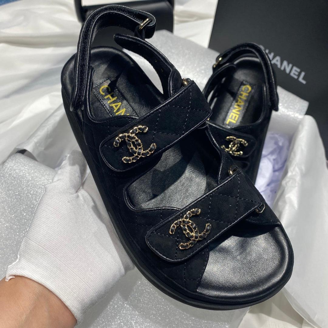 Chanel G40138 Women’s Sandals Shoes Lambskin C90237