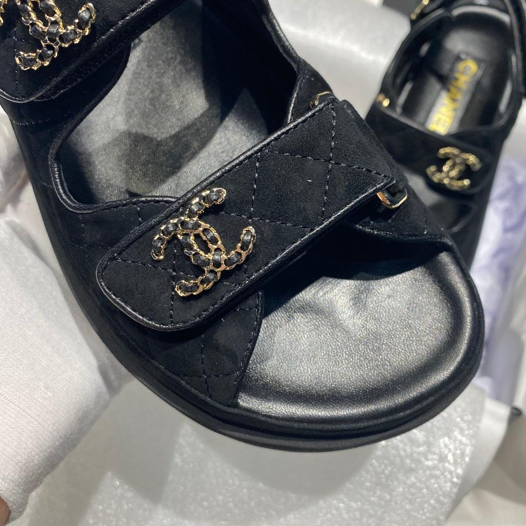 Chanel G40138 Women’s Sandals Shoes Lambskin C90237
