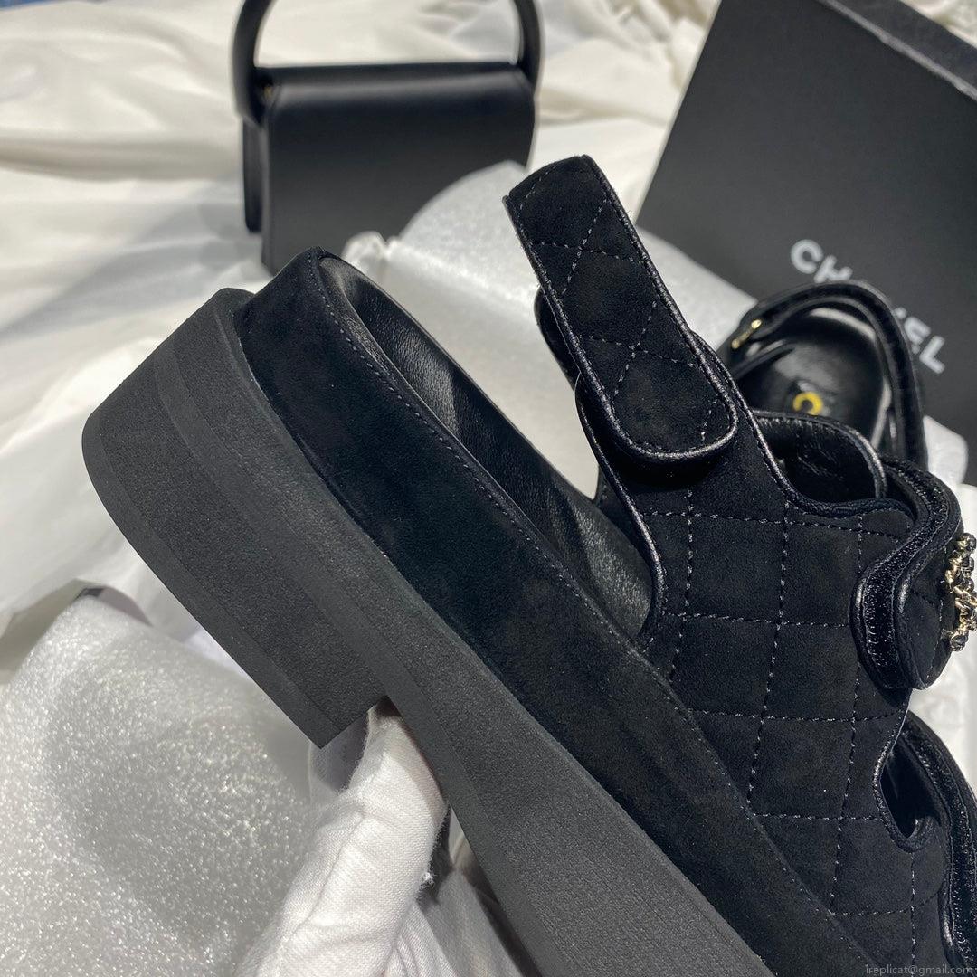 Chanel G40138 Women’s Sandals Shoes Lambskin C90237