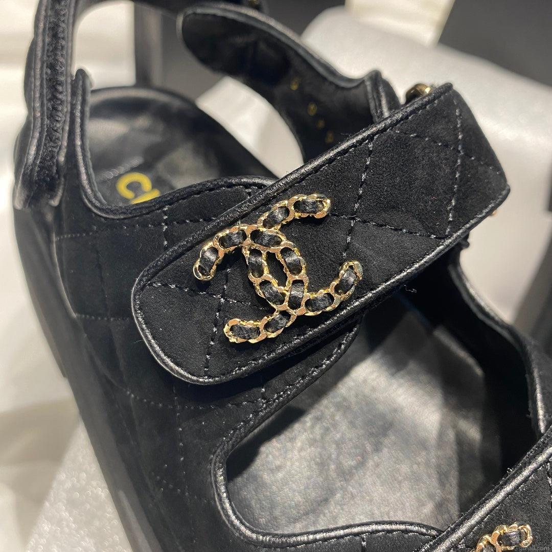 Chanel G40138 Women’s Sandals Shoes Lambskin C90237