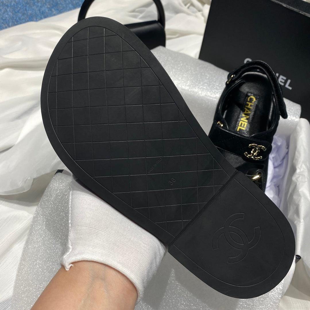 Chanel G40138 Women’s Sandals Shoes Lambskin C90237