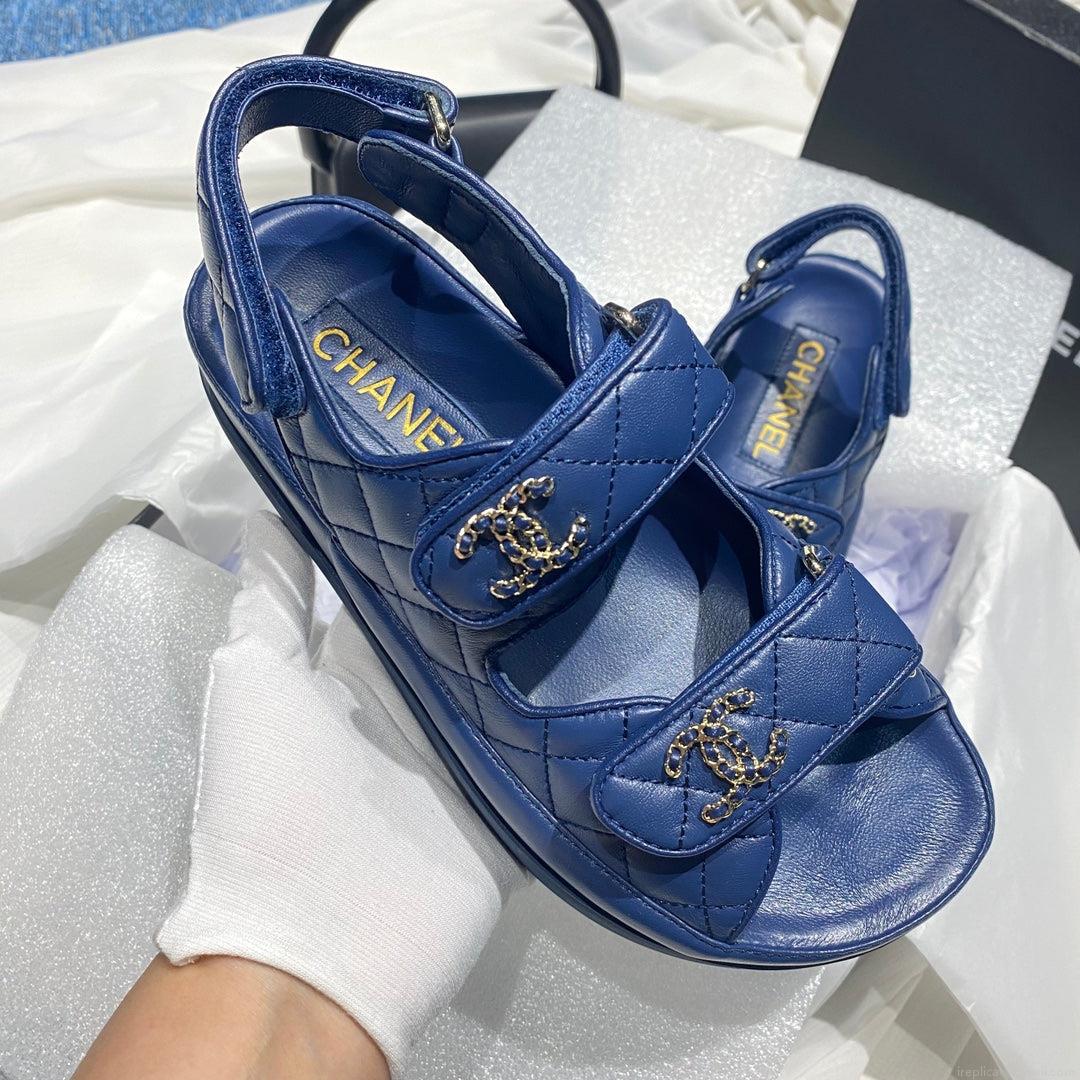 Chanel G40138 Women’s Sandals Shoes Lambskin C90238