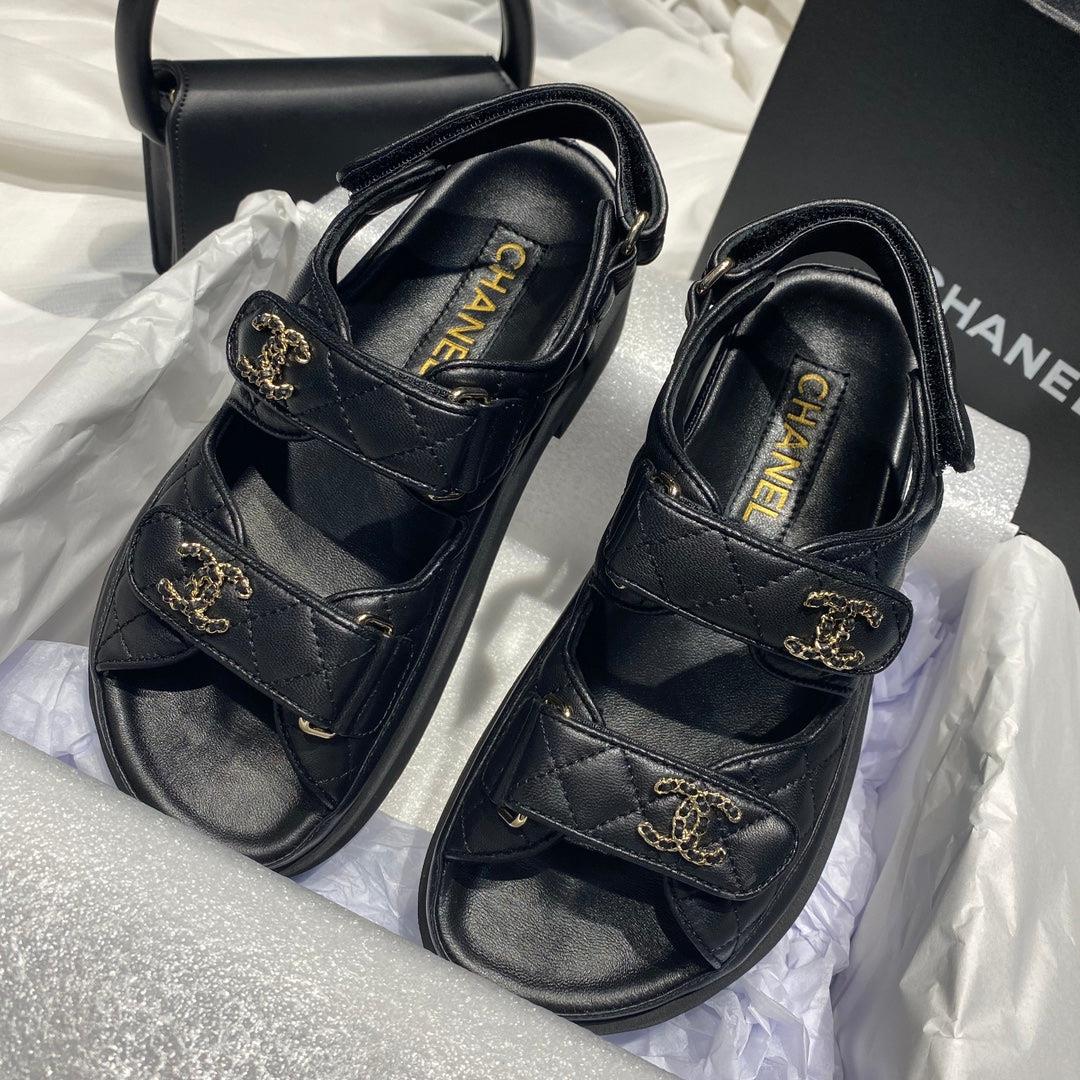 Chanel G40138 Women’s Sandals Shoes Lambskin C90239