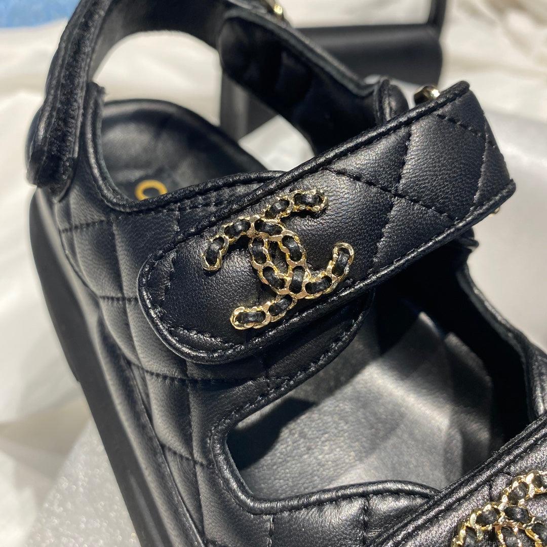 Chanel G40138 Women’s Sandals Shoes Lambskin C90239