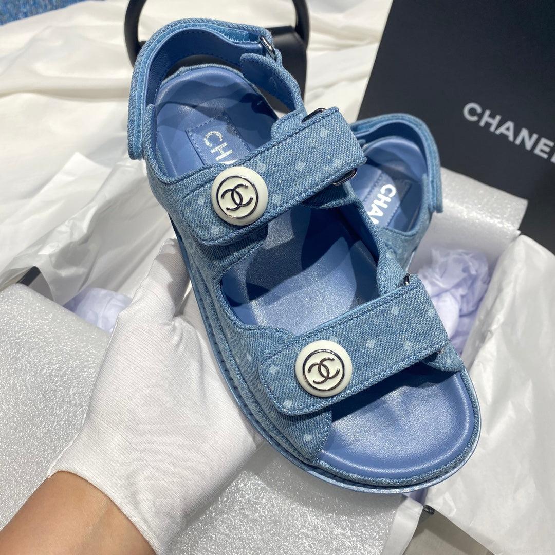 Chanel G40138 Women’s Sandals Shoes Lambskin C90240