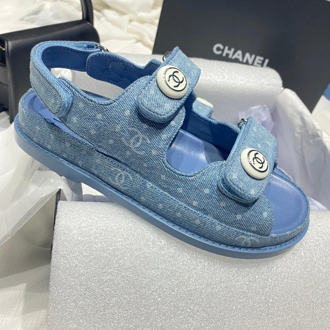 Chanel G40138 Women’s Sandals Shoes Lambskin C90240