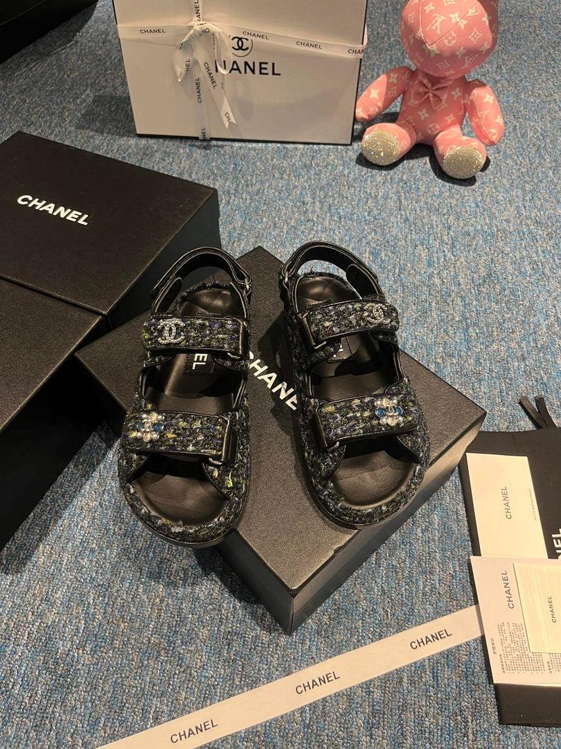 Chanel G40138 Women’s Sandals Shoes Lambskin C90251