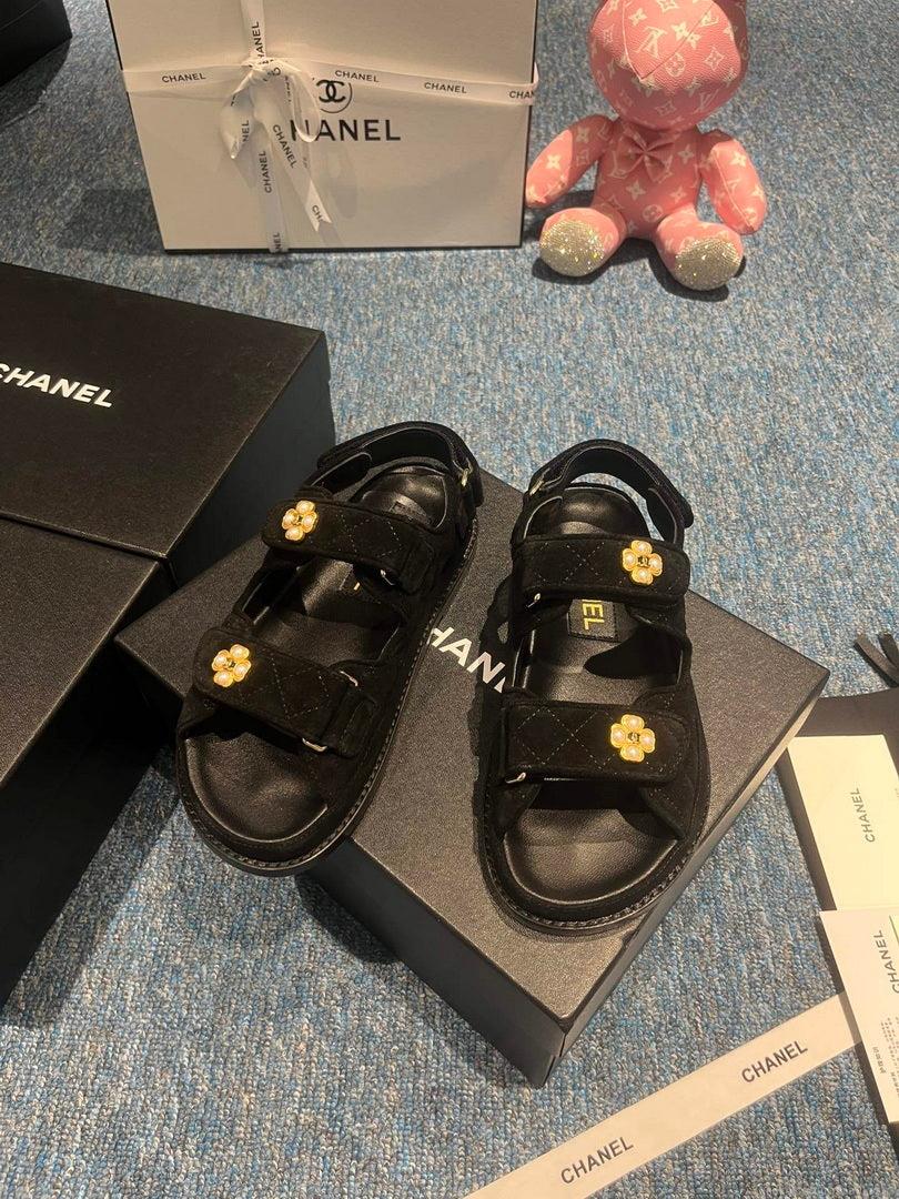 Chanel G40138 Women’s Sandals Shoes Lambskin C90254