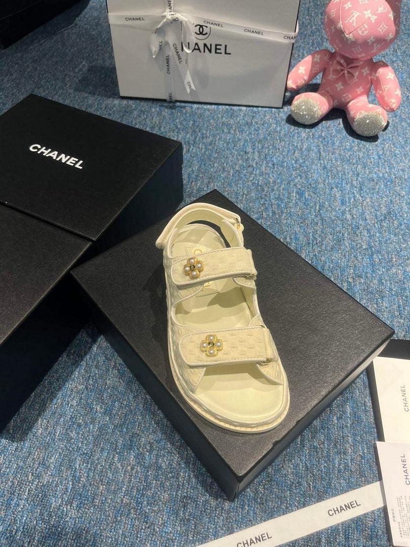 Chanel G40138 Women’s Sandals Shoes Lambskin C90255