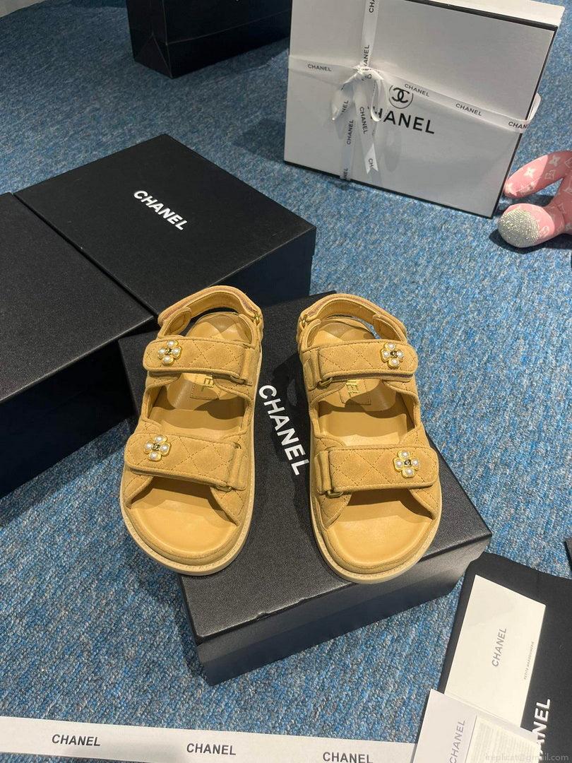 Chanel G40138 Women’s Sandals Shoes Lambskin C90257
