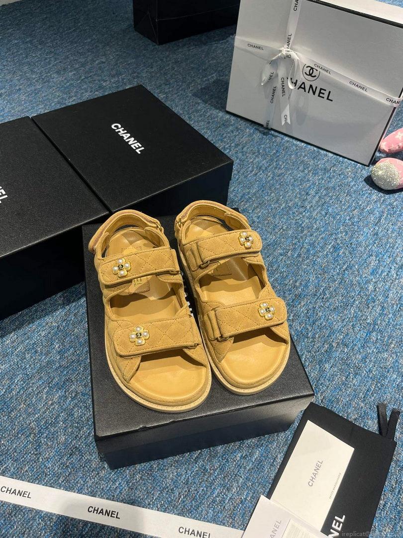 Chanel G40138 Women’s Sandals Shoes Lambskin C90257
