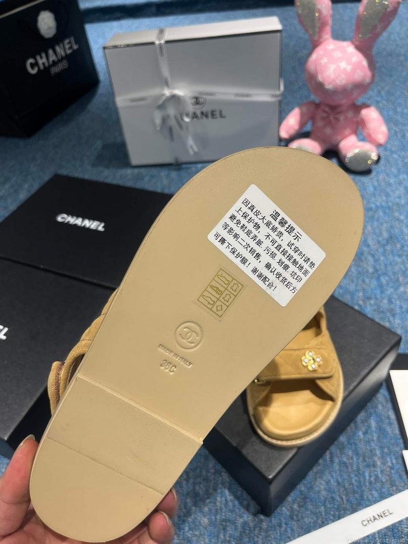 Chanel G40138 Women’s Sandals Shoes Lambskin C90257
