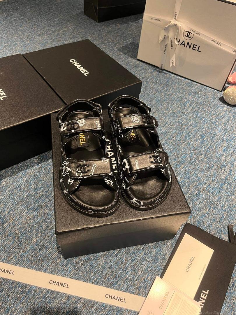 Chanel G40138 Women’s Sandals Shoes Lambskin C90258
