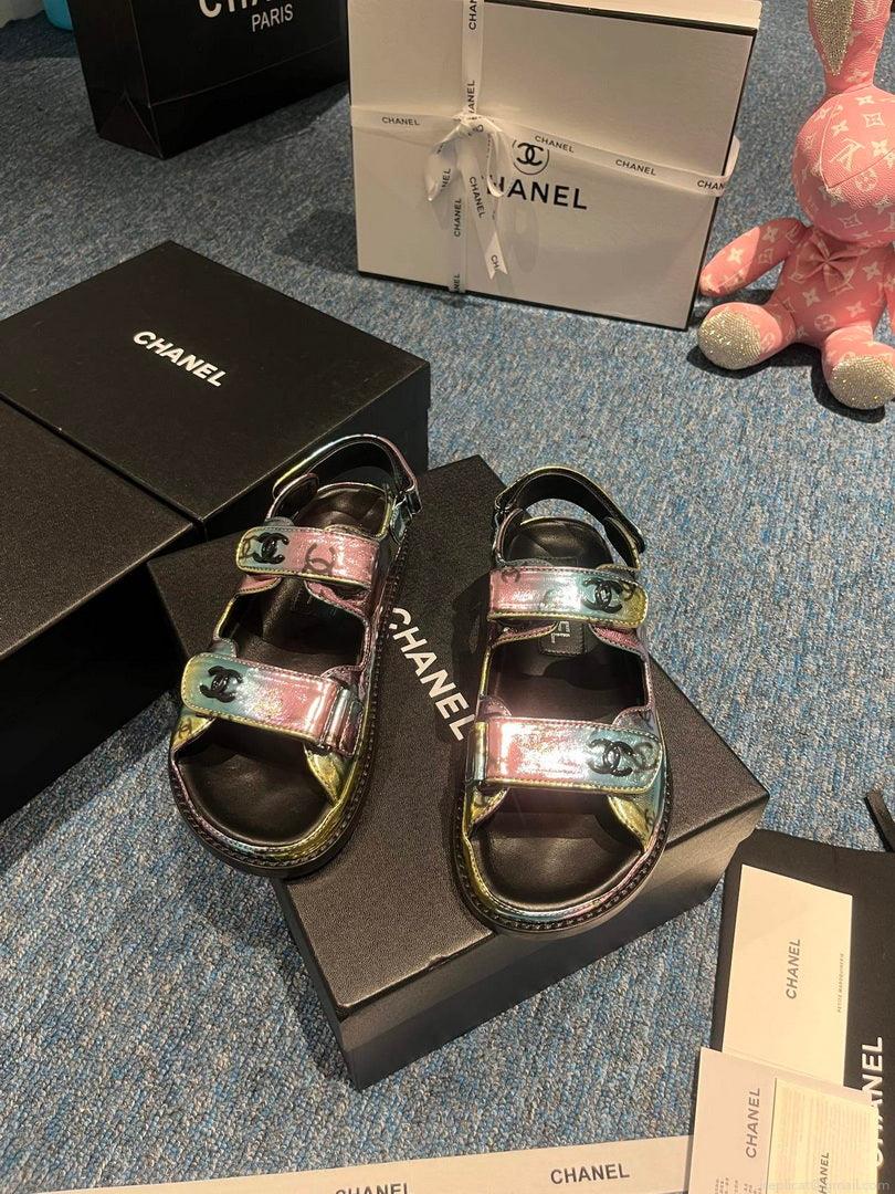 Chanel G40138 Women’s Sandals Shoes Lambskin C90259