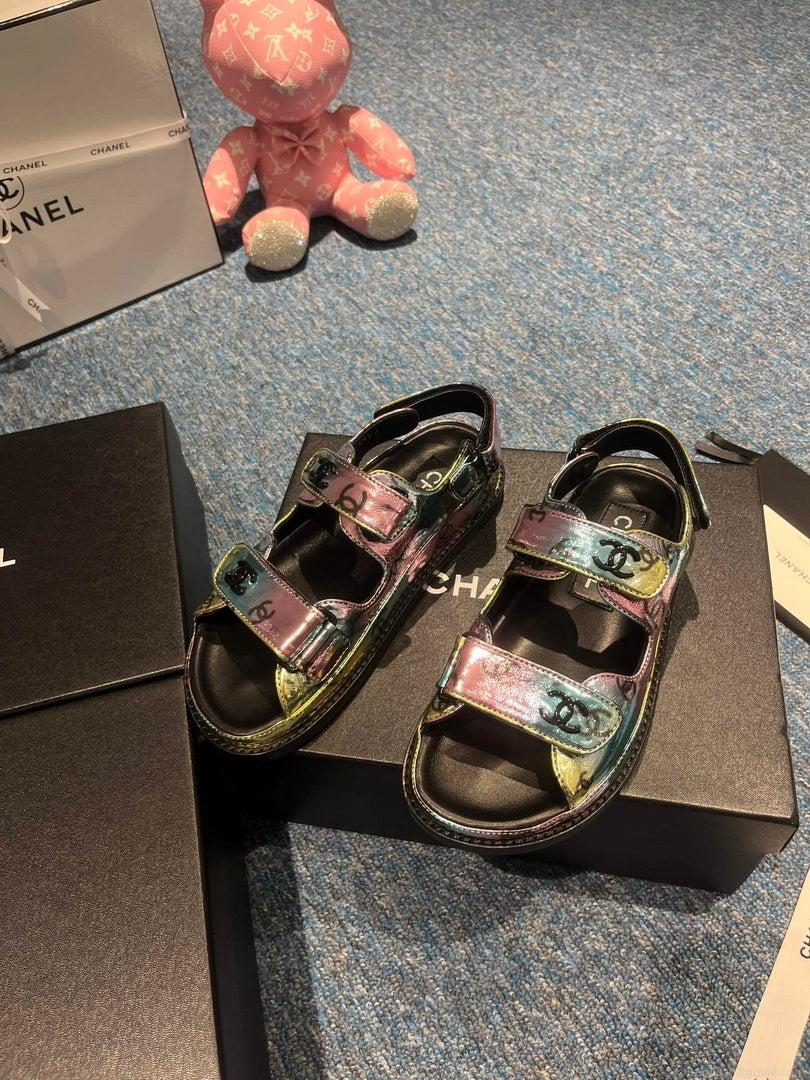 Chanel G40138 Women’s Sandals Shoes Lambskin C90259