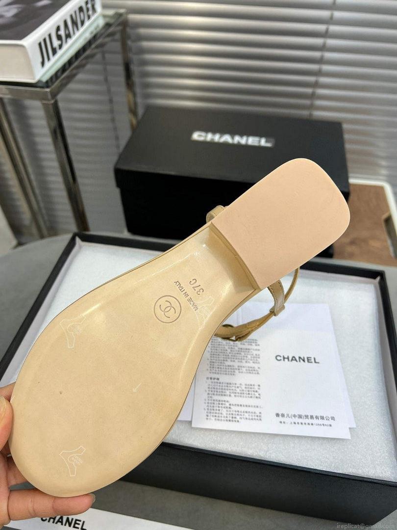 Chanel G39674 Women’s Sandals Shoes Lambskin C90264