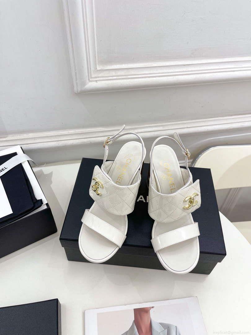 Chanel G39645 Women’s High Heel Sandals C91324