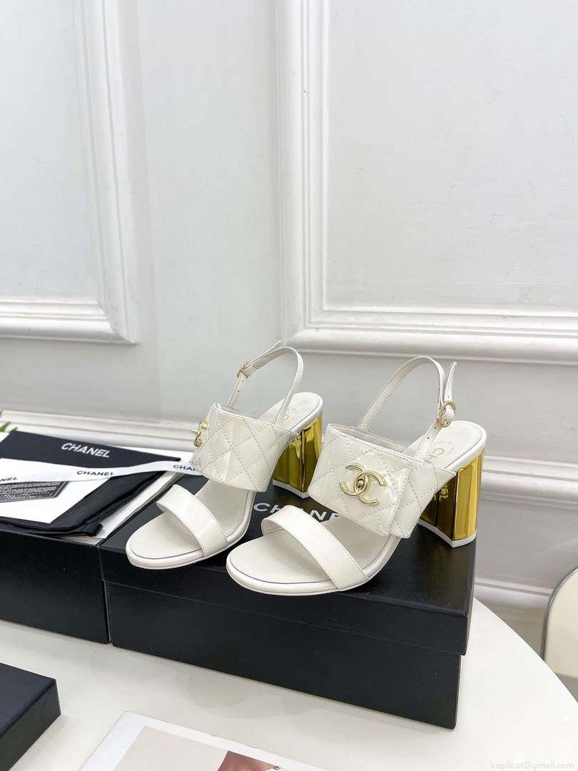 Chanel G39645 Women’s High Heel Sandals C91324