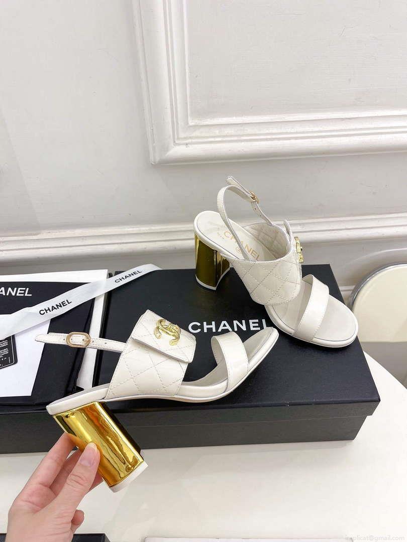 Chanel G39645 Women’s High Heel Sandals C91324
