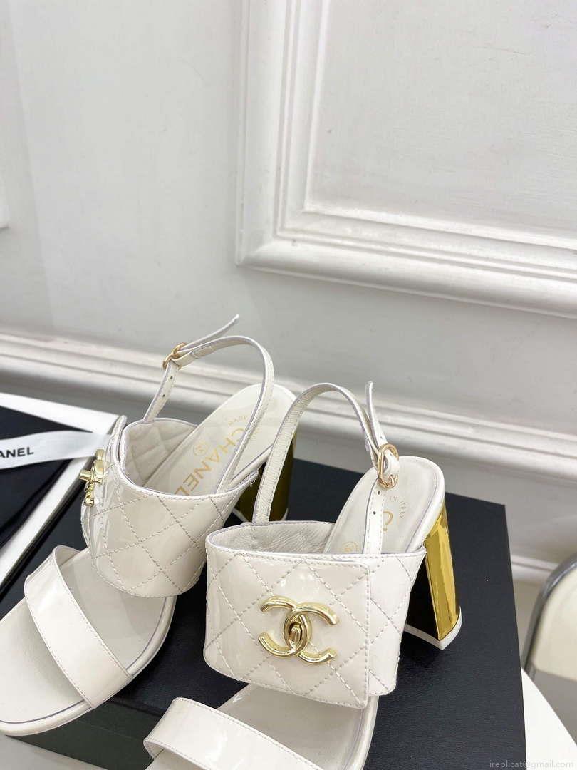 Chanel G39645 Women’s High Heel Sandals C91324