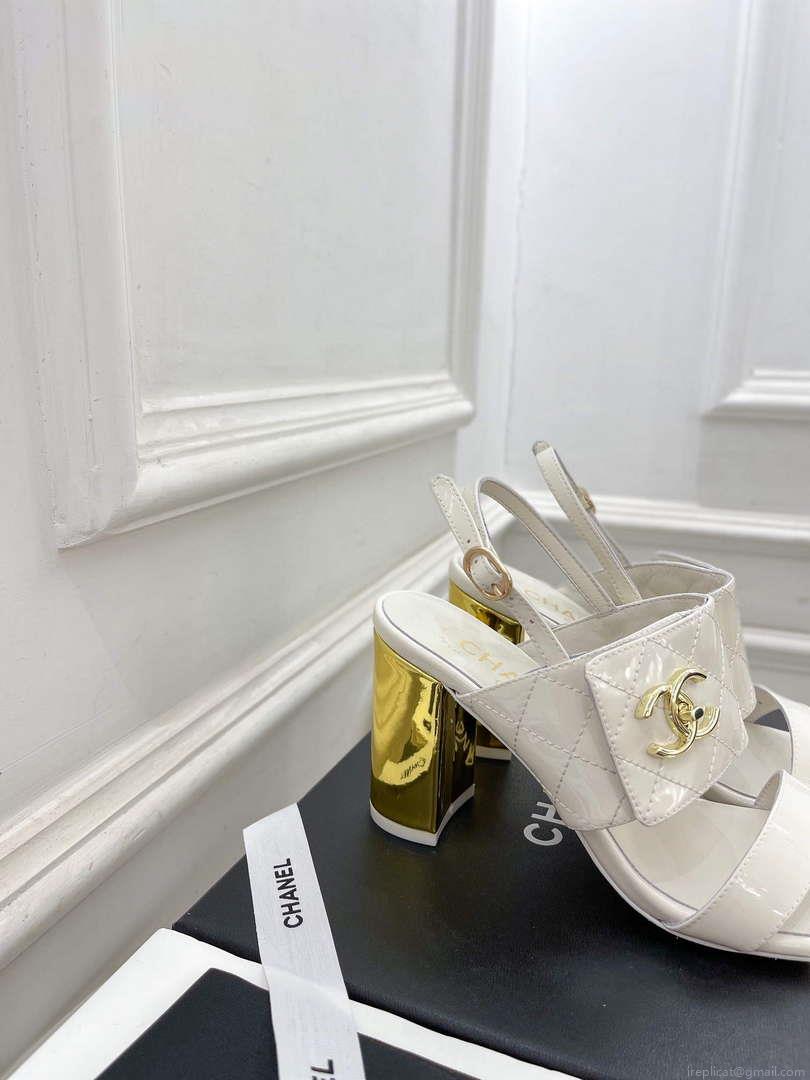 Chanel G39645 Women’s High Heel Sandals C91324