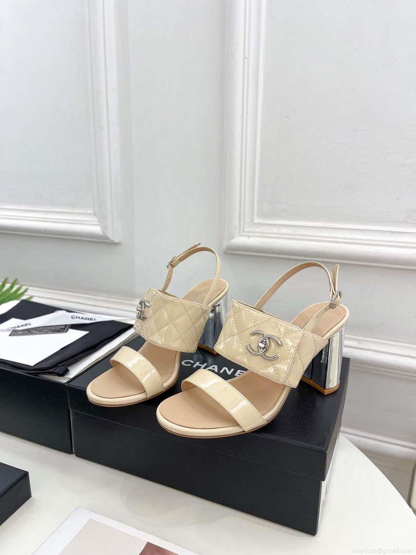 Chanel G39645 Women’s High Heel Sandals C91325