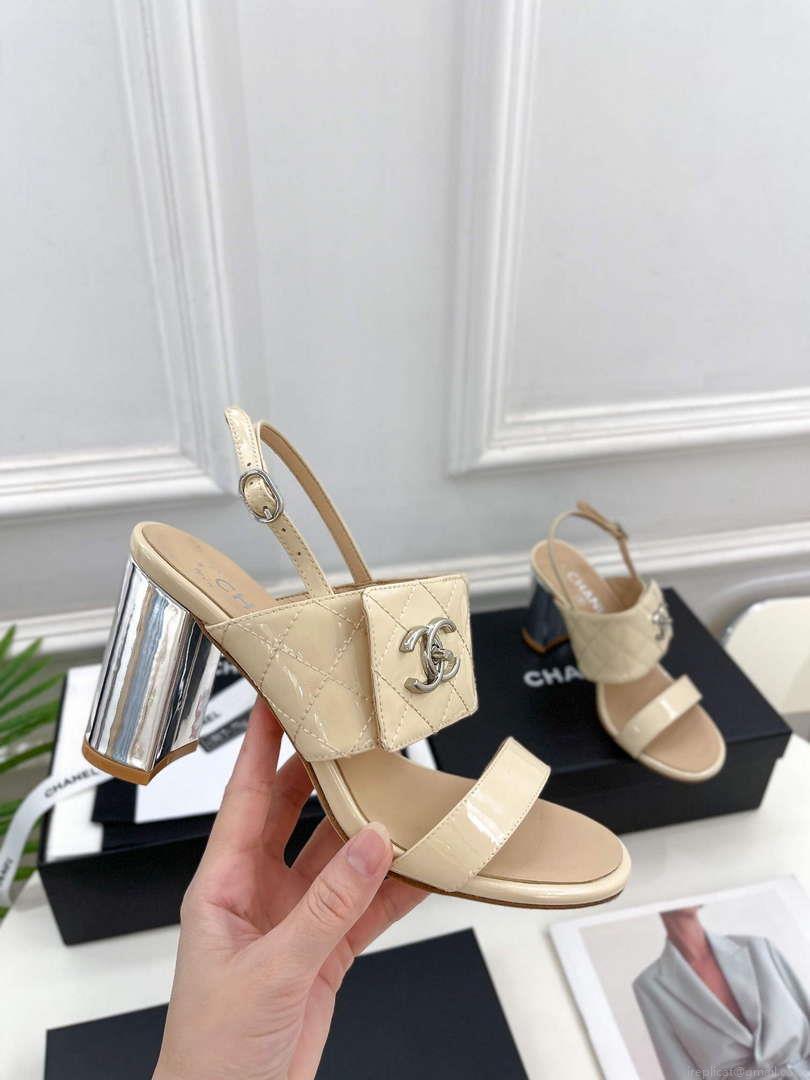 Chanel G39645 Women’s High Heel Sandals C91325