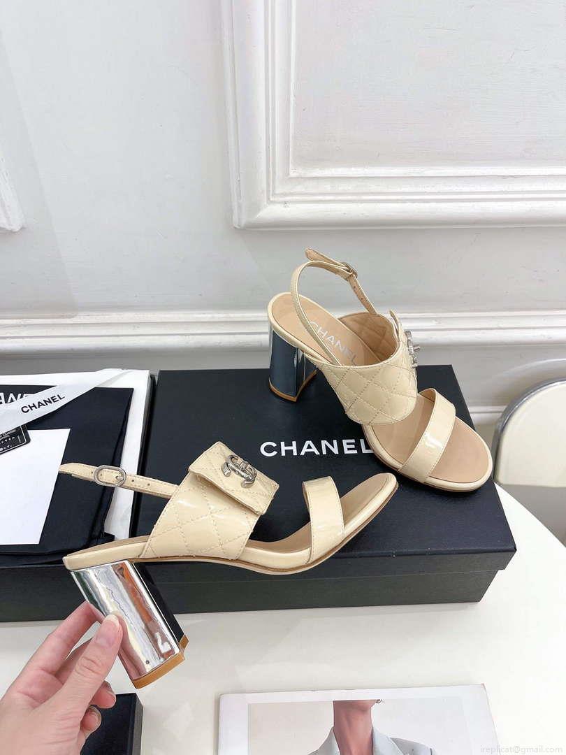Chanel G39645 Women’s High Heel Sandals C91325