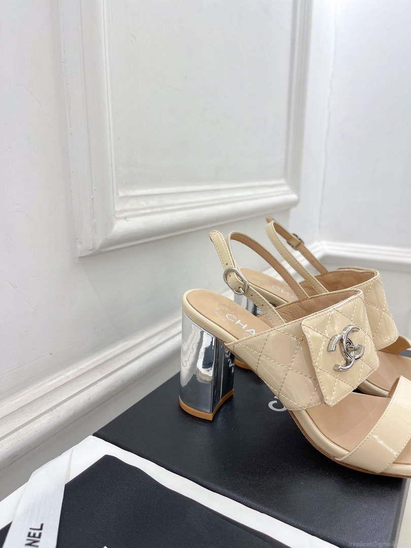 Chanel G39645 Women’s High Heel Sandals C91325