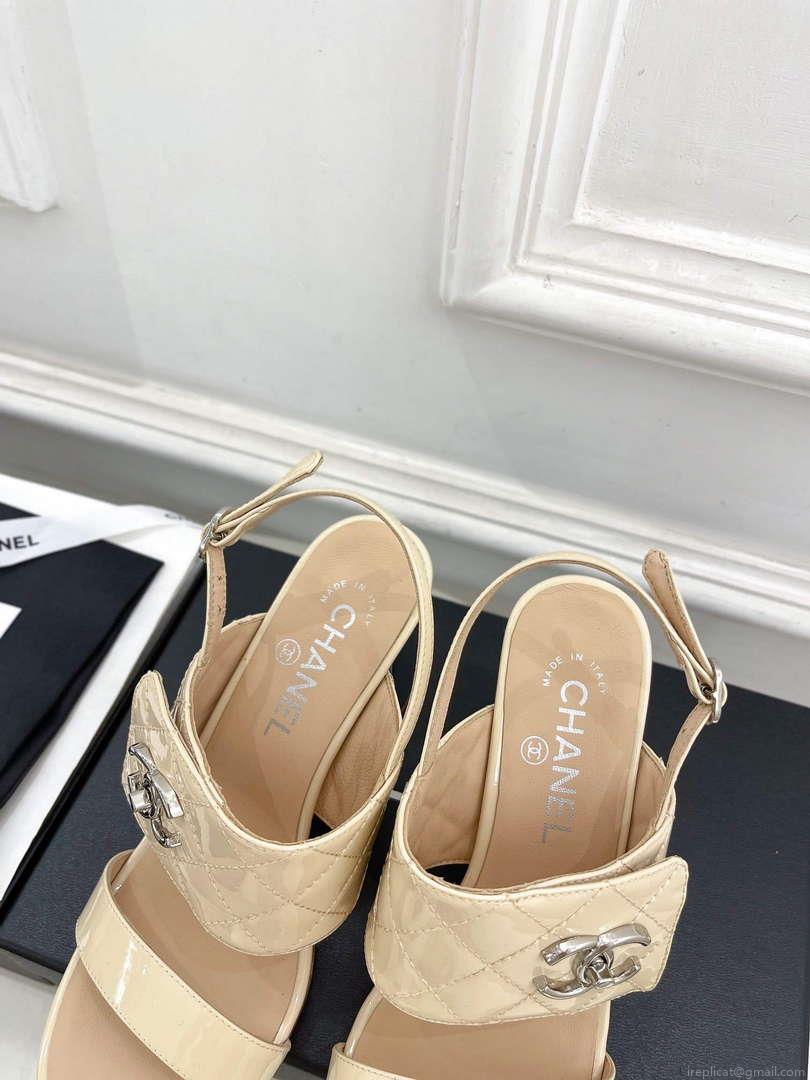 Chanel G39645 Women’s High Heel Sandals C91325