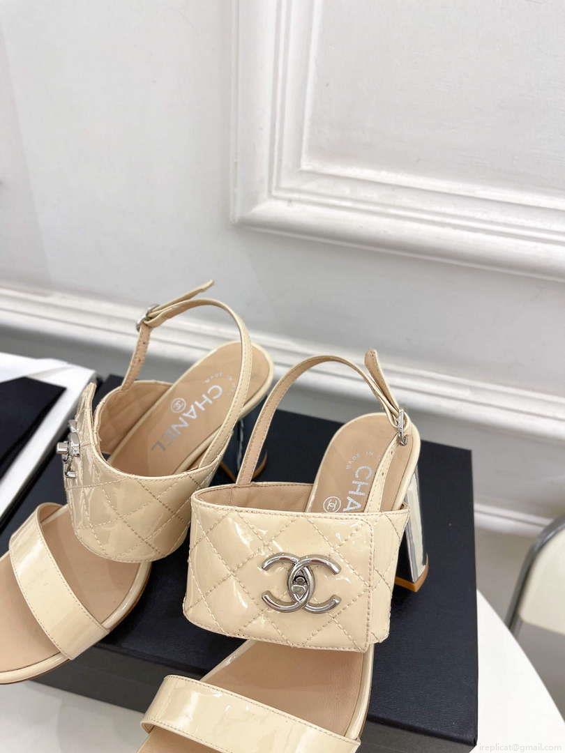Chanel G39645 Women’s High Heel Sandals C91325