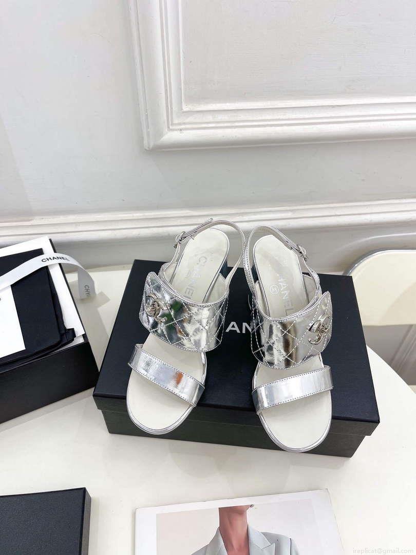 Chanel G39645 Women’s High Heel Sandals C91326