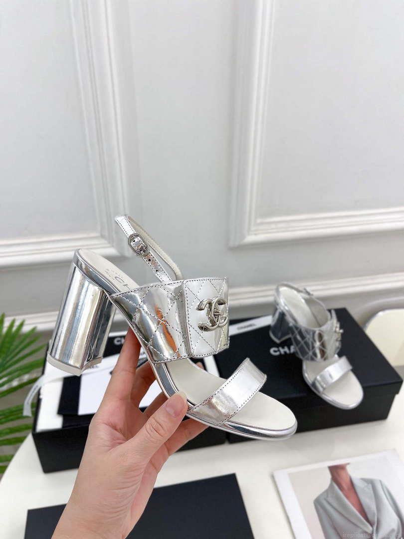 Chanel G39645 Women’s High Heel Sandals C91326