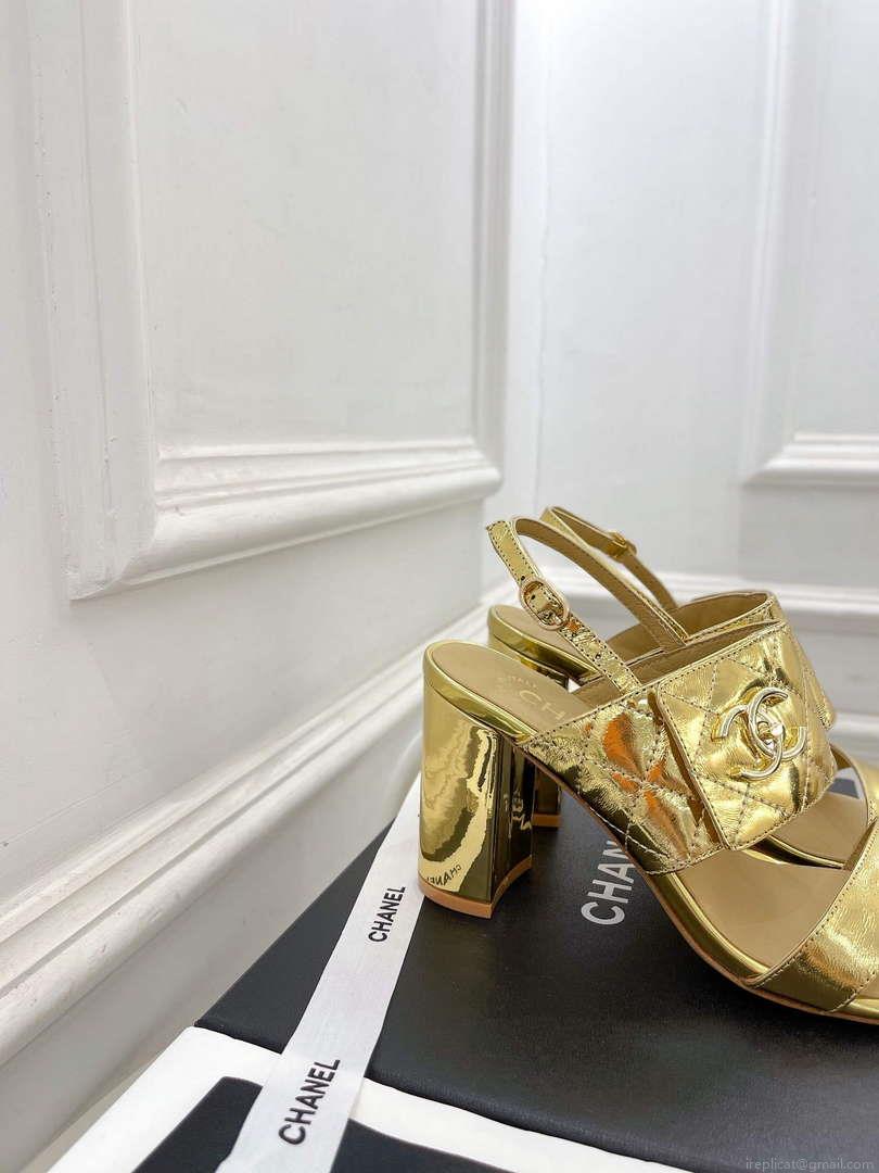 Chanel G39645 Women’s High Heel Sandals C91327