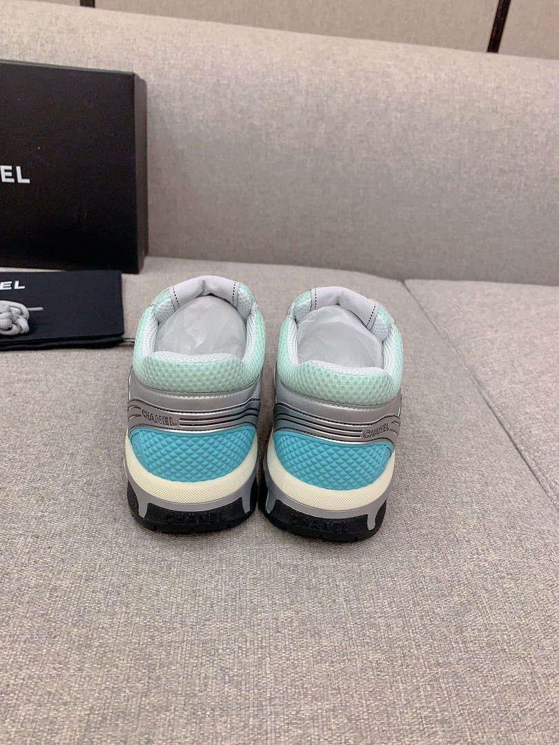 Chanel Women’s Sneaker G45077 Designer Trainers Fabric Laminated C90105