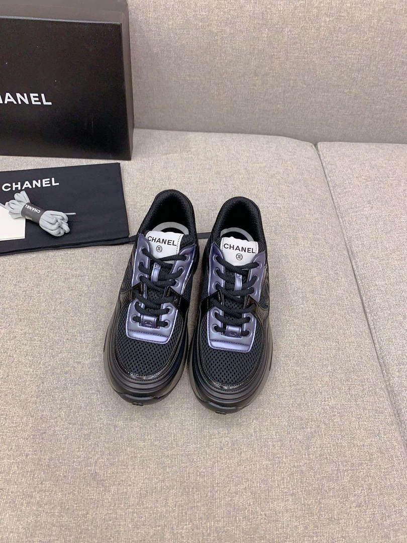 Chanel Women’s Sneaker G45077 Designer Trainers Calfskin C90110