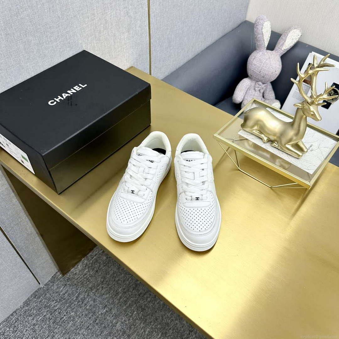 Chanel Women’s Sneaker G45080 Designer Trainers Calfskin C90112